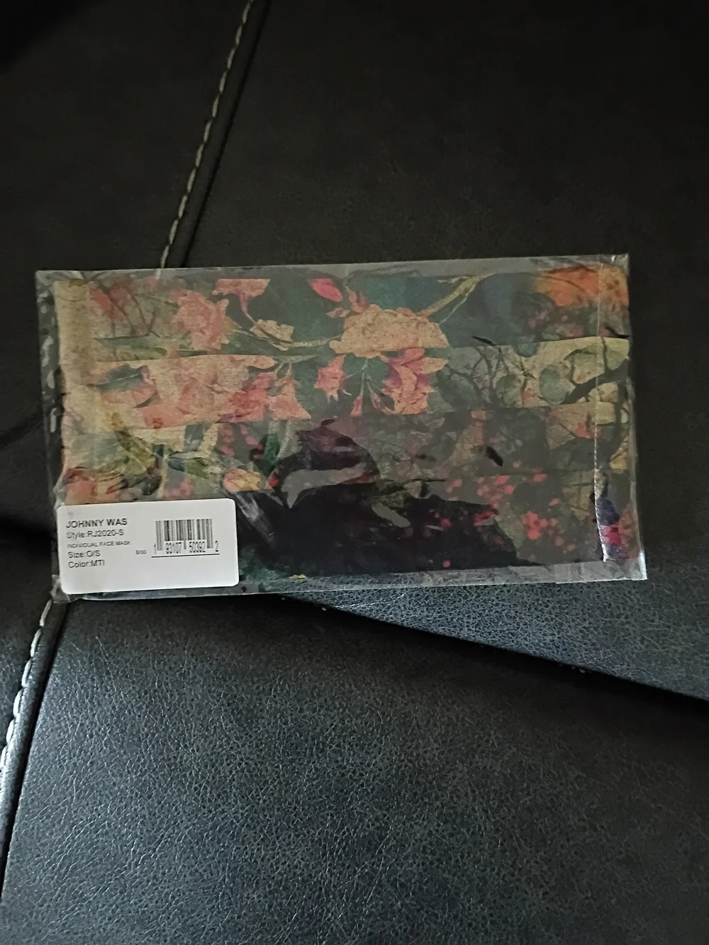 Johnny Was Multicolor Floral Face Mask